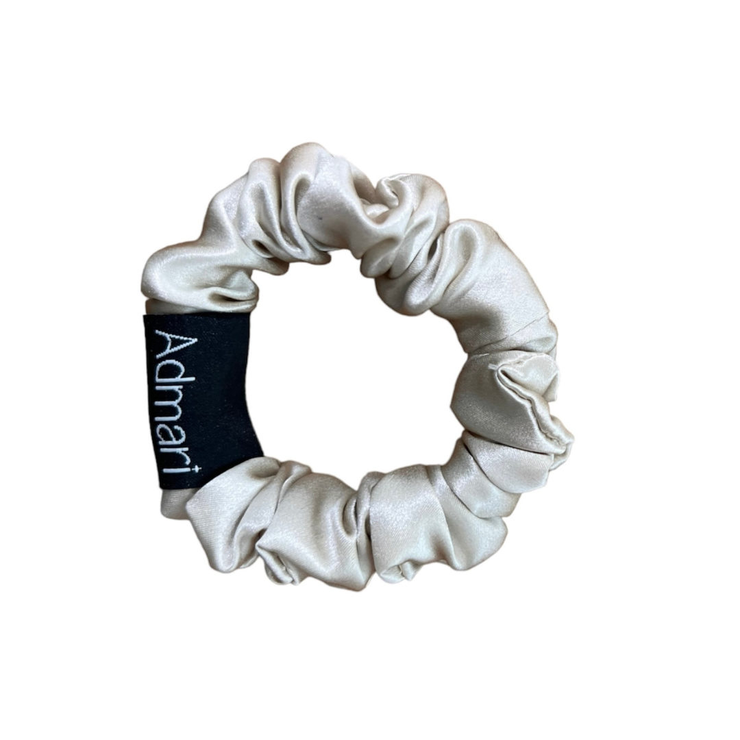Silk Scrunchies - Champagne - 2 cm