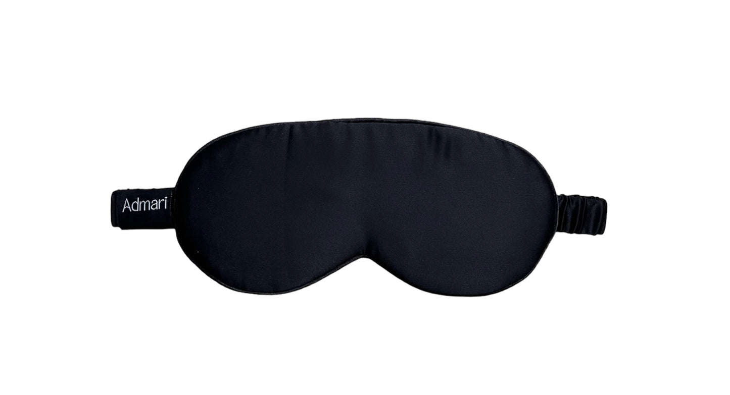 3D maska ​​na oči na spaní - Černá